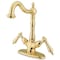 Kingston Brass KS1492AL Heritage 2-Handle Vessel Sink Faucet, Polished Brass KS1492AL - alternate 1